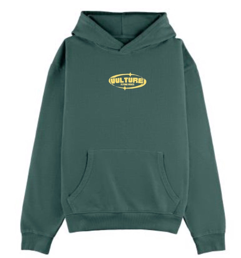 Hoodie flying green