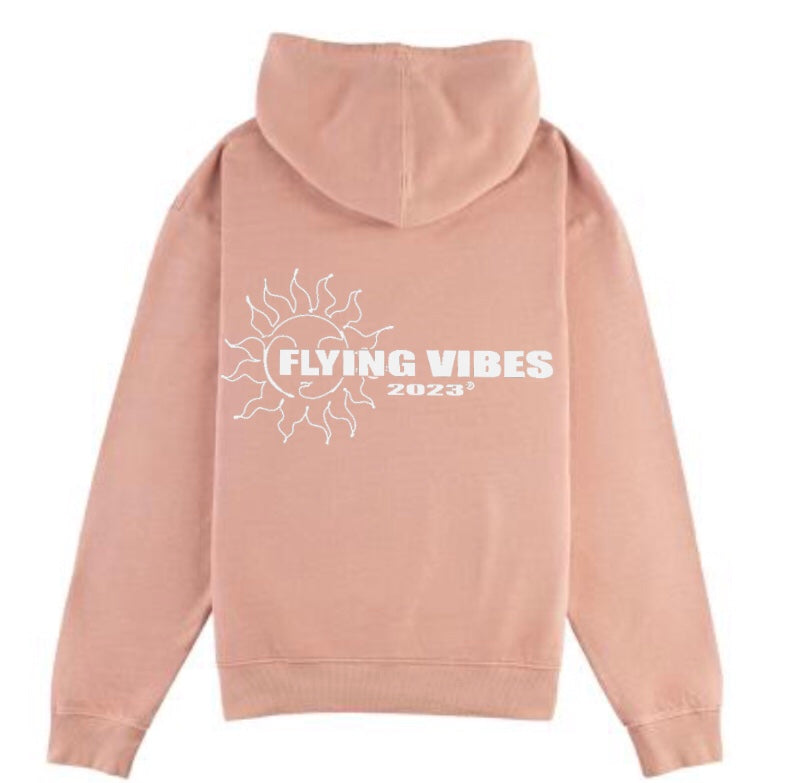 Hoodie flying pink