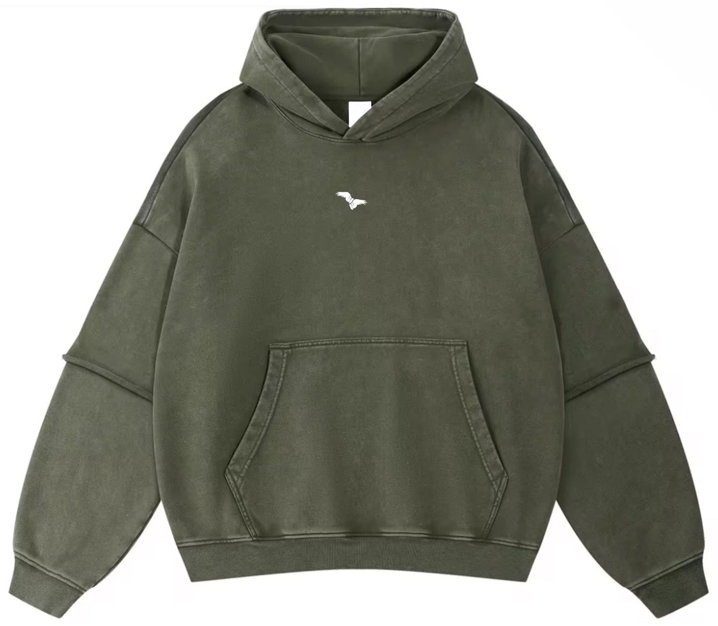 GREEN UNIQUE HOODIE