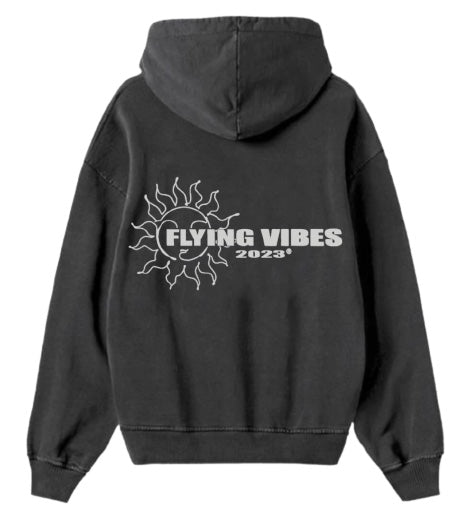 Hoodie flying grey